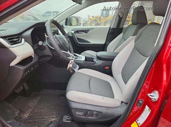4T3RWRFV9SU201200 2025 TOYOTA RAV4 Maroon Front interior view