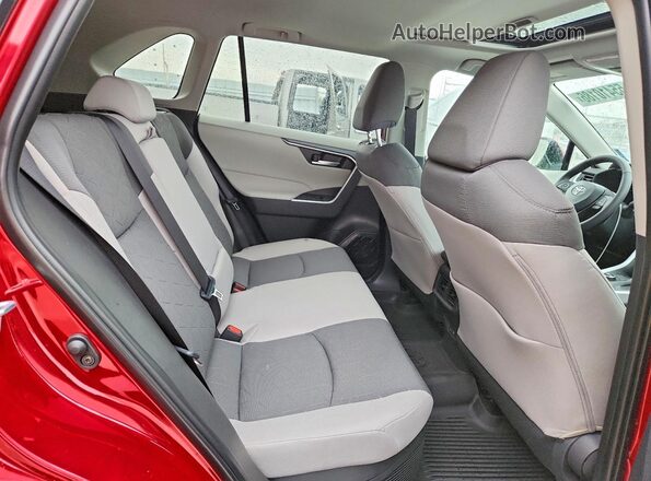 4T3RWRFV9SU201200 2025 TOYOTA RAV4 Maroon Rear interior view