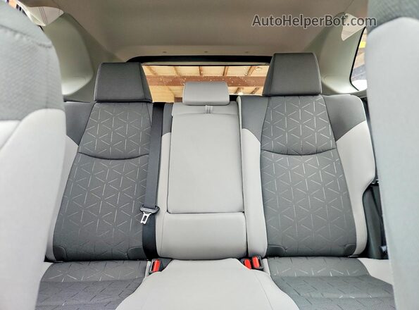 4T3RWRFV9SU210964 2025 TOYOTA RAV4 White Rear seats view