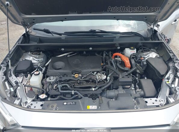 4T3RWRFVXNU050582 2022 TOYOTA RAV4 HYBRID Silver Rear view