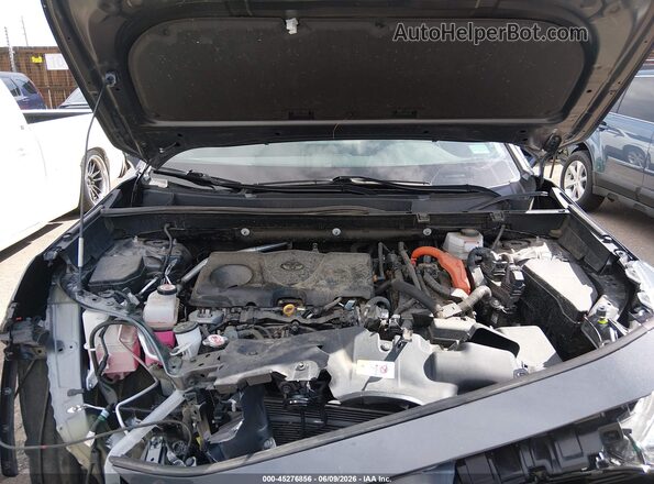 4T3T6RFV2NU067236 2022 TOYOTA RAV4 HYBRID Gray Rear view