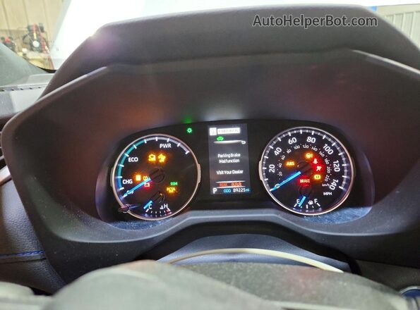 4T3T6RFV3NU069738 2022 TOYOTA RAV4 Gray Widok zestawu wskaźników