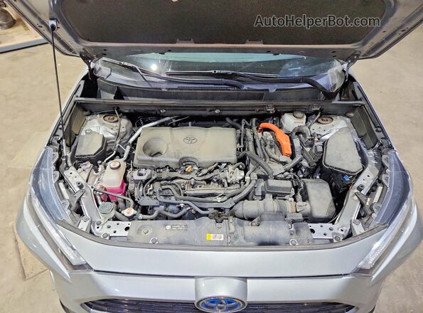 4T3T6RFV3NU069738 2022 TOYOTA RAV4 Gray Widok komory silnika
