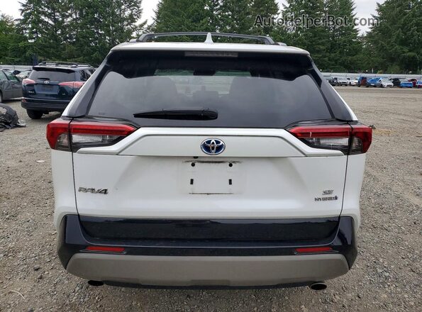4T3T6RFV5PU128744 2023 TOYOTA RAV4 White Rear view