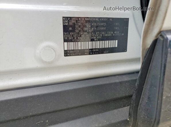 4T3T6RFV5PU128744 2023 TOYOTA RAV4 White Engine compartment view