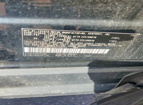 4T3T6RFV5RU146311 2024 TOYOTA RAV4 Black 
