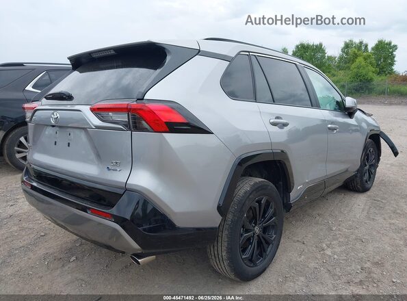 4T3T6RFV5SU190296 2025 TOYOTA RAV4 HYBRID Silver Rear right
