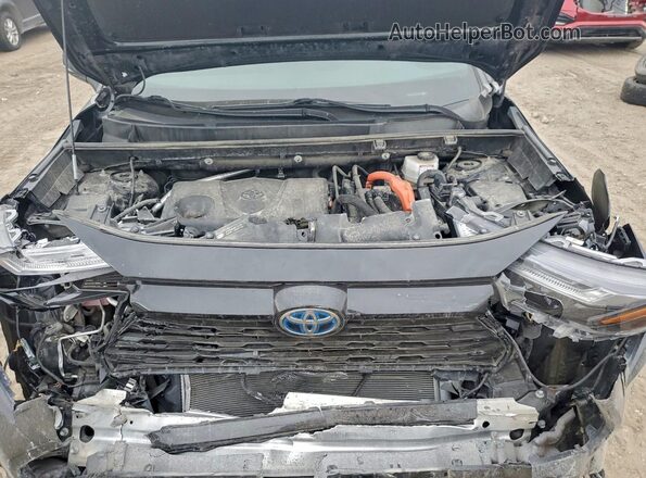 4T3T6RFV6NU071516 2022 TOYOTA RAV4 Black ძრავის განყოფილების ხედი