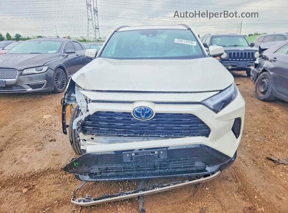 4T3T6RFV6NU076196 2022 TOYOTA RAV4 White Вид спереду