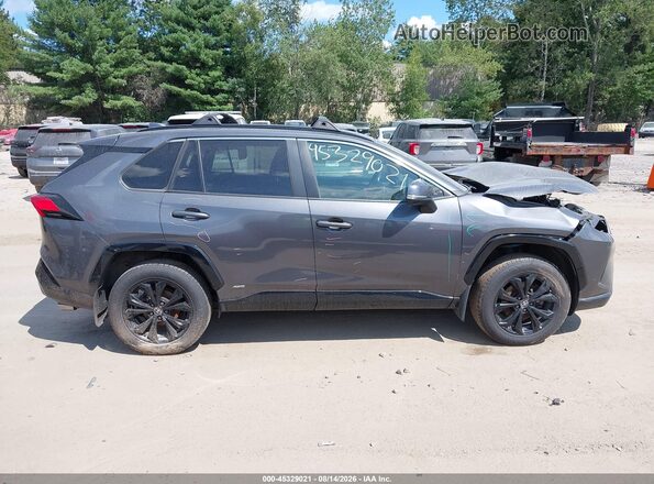 4T3T6RFVXNU066366 2022 TOYOTA RAV4 HYBRID Gray Սալոնի հետևի տեսք