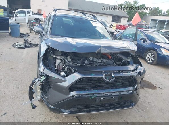 4T3T6RFVXNU066366 2022 TOYOTA RAV4 HYBRID Gray Դիմացի տեսք