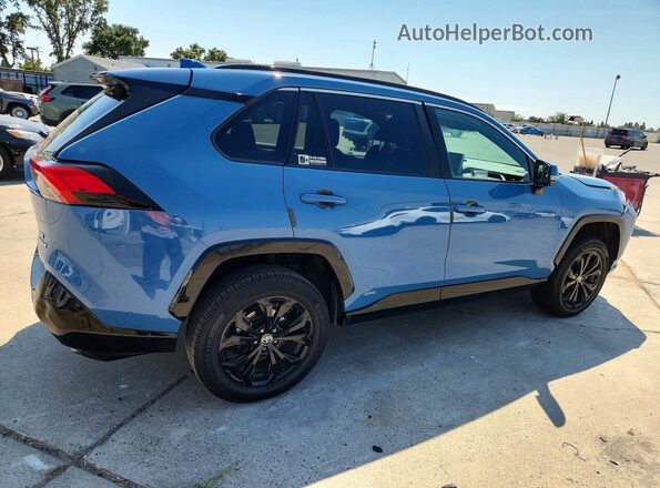 4T3T6RFVXNU098220 2022 TOYOTA RAV4 Blue Trasero derecho