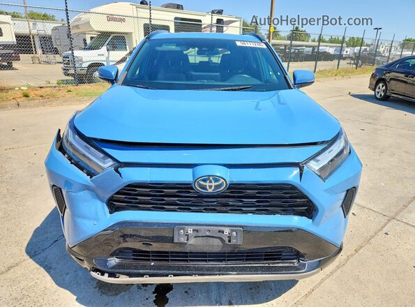 4T3T6RFVXNU098220 2022 TOYOTA RAV4 Blue Vista frontal