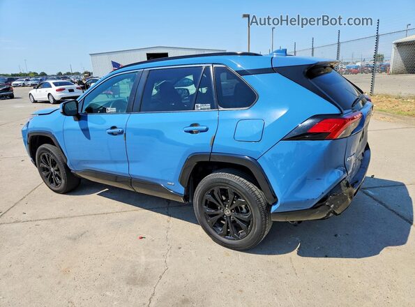 4T3T6RFVXNU098220 2022 TOYOTA RAV4 Blue Trasero izquierdo