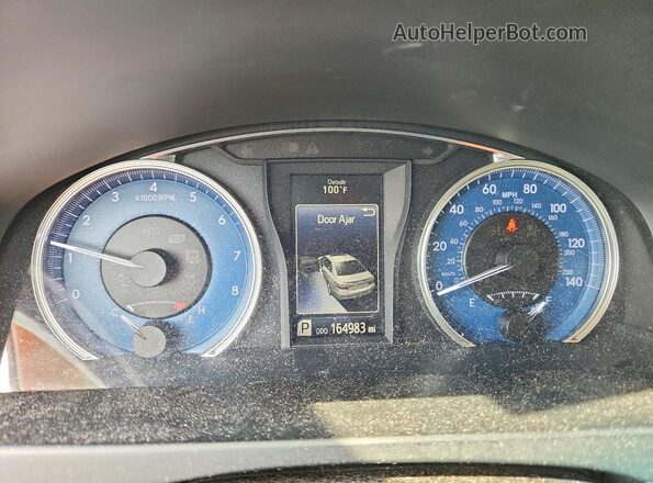 4T4BF1FK0GR545559 2016 TOYOTA CAMRY Gold Vista del cuadro de instrumentos