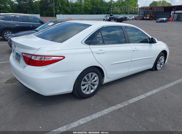 4T4BF1FK0GR549627 2016 TOYOTA CAMRY Белый Задняя правая четверть