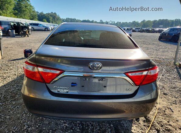 4T4BF1FK3GR565384 2016 TOYOTA CAMRY Charcoal Вид ззаду