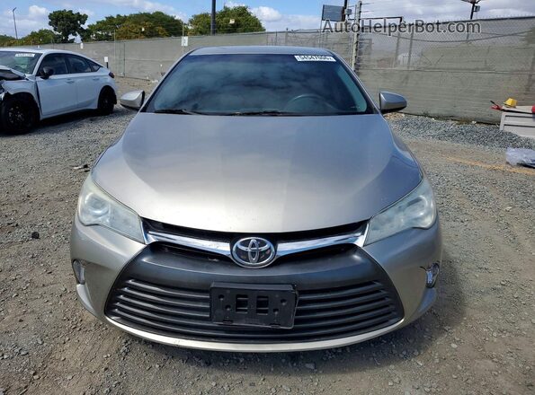 4T4BF1FK5GR517613 2016 TOYOTA CAMRY Бежевый Вид спереди