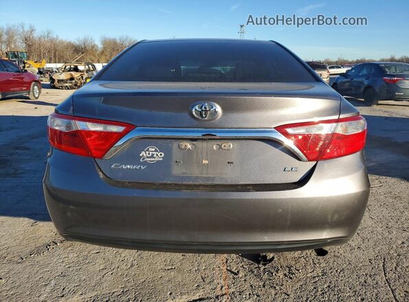 4T4BF1FK6GR531990 2016 TOYOTA CAMRY Gray Вид ззаду