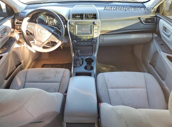 4T4BF1FK6GR531990 2016 TOYOTA CAMRY Gray Вид панелі приладів