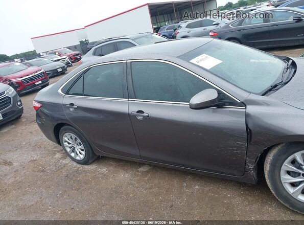 4T4BF1FK6GR550216 2016 TOYOTA CAMRY Gray Սարքավորումների վահանակի տեսք