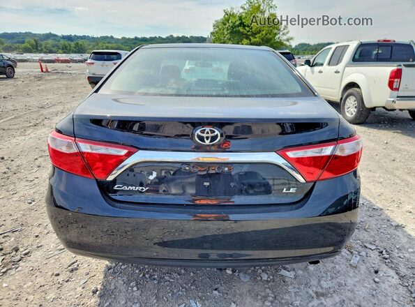 4T4BF1FK6GR556050 2016 TOYOTA CAMRY Black უკანა ხედი