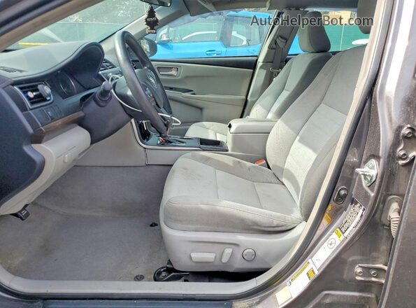 4T4BF1FK7GR529147 2016 TOYOTA CAMRY Gray Սալոնի դիմացի տեսք