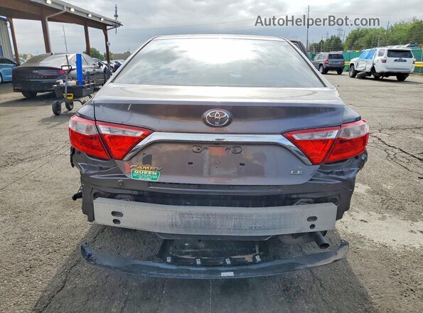 4T4BF1FK7GR529147 2016 TOYOTA CAMRY Gray Հետևի տեսք