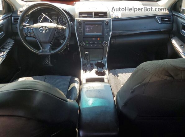 4T4BF1FK7GR538544 2016 TOYOTA CAMRY Белый Вид панели приборов