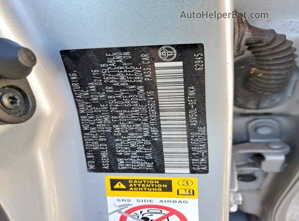 4T4BF1FK8GR562416 2016 TOYOTA CAMRY Silver Vista del compartimento del motor