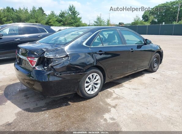 4T4BF1FKXGR522595 2016 TOYOTA CAMRY Black Trasero derecho