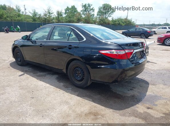 4T4BF1FKXGR522595 2016 TOYOTA CAMRY Black Trasero izquierdo