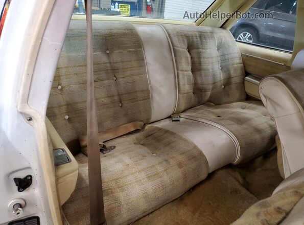 4U37K8H458366 1978 BUICK LESABRE Белый Вид задних сидений