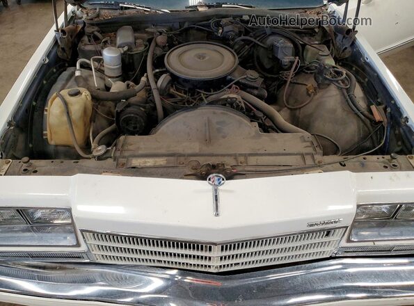 4U37K8H458366 1978 BUICK LESABRE Белый Вид задней части салона