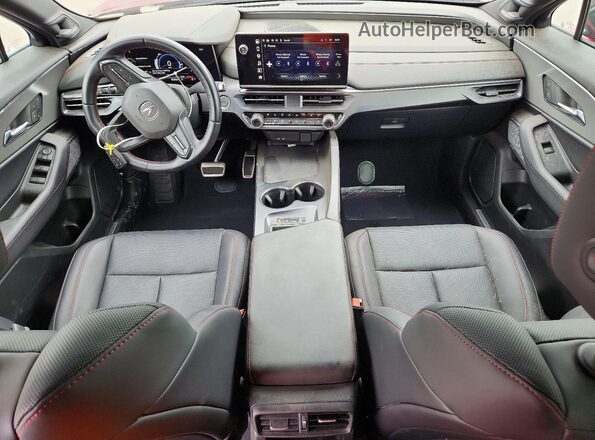 4W5KHNRL4RZ510598 2024 ACURA ZDX Red წინა პანელის ხედი