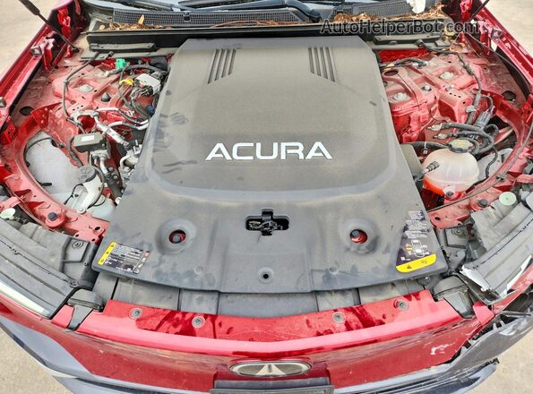 4W5KHNRL4RZ510598 2024 ACURA ZDX Red ძრავის განყოფილების ხედი