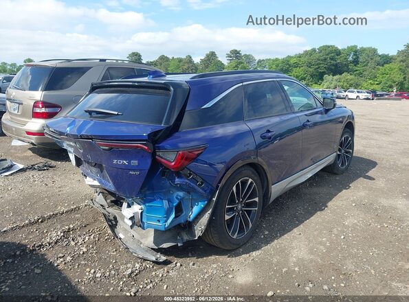 4W5KHNRL7RZ514337 2024 ACURA ZDX Синий Задняя правая четверть