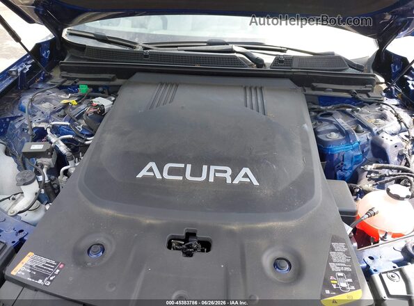 4W5KHNRL9RZ513495 2024 ACURA ZDX Blue Widok z tyłu