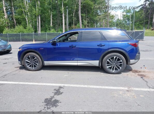 4W5KHNRL9RZ513495 2024 ACURA ZDX Blue Widok wnętrza 360 stopni