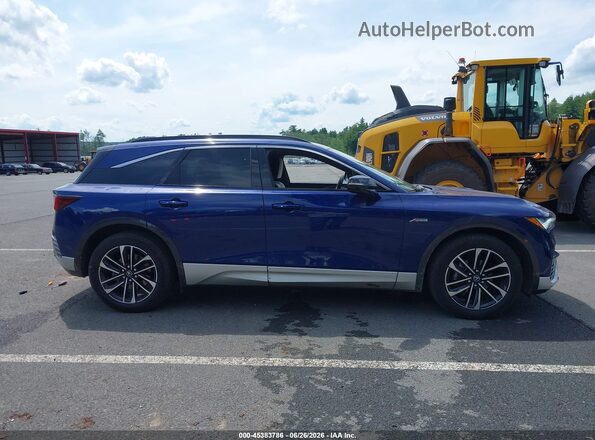 4W5KHNRL9RZ513495 2024 ACURA ZDX Blue Widok wnętrza z tyłu