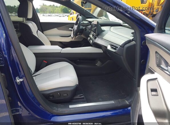 4W5KHNRL9RZ513495 2024 ACURA ZDX Blue Widok wnętrza z przodu