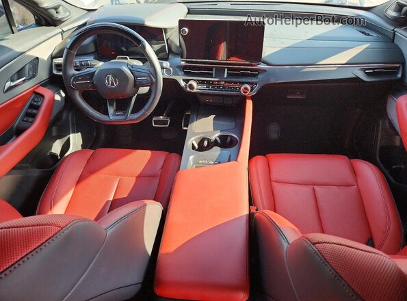 4W5XHPRL1RZ513413 2024 ACURA ZDX White Dashboard view