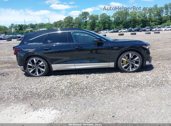 4W5XHPRL6RZ502729 2024 ACURA ZDX Black Widok wnętrza z tyłu