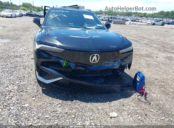 4W5XHPRL6RZ502729 2024 ACURA ZDX Black Widok zestawu wskaźników