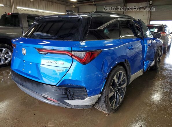 4W5XHPRL6RZ509809 2024 ACURA ZDX Blue Trasero derecho