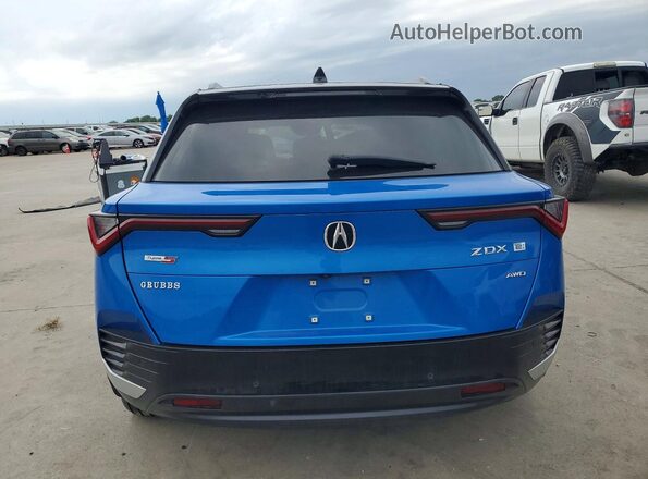 4W5XHPRL9RZ500537 2024 ACURA ZDX Blue Vista trasera