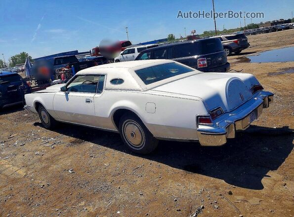 4Y89A818122 1974 LINCOLN CONTINENTA White Tył lewy