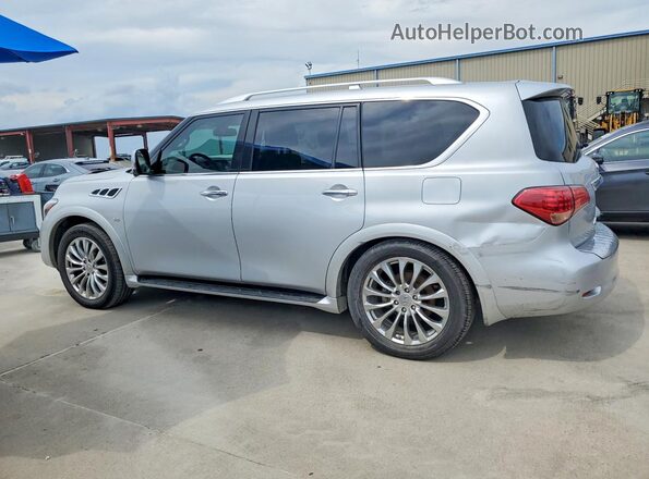 JN8AZ2NF0H9646346 2017 INFINITI QX80 Silver Tył prawy