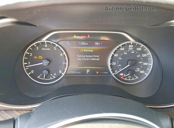 1N4AA6AP3HC373193 2017 NISSAN MAXIMA Silver Widok tylnych siedzeń