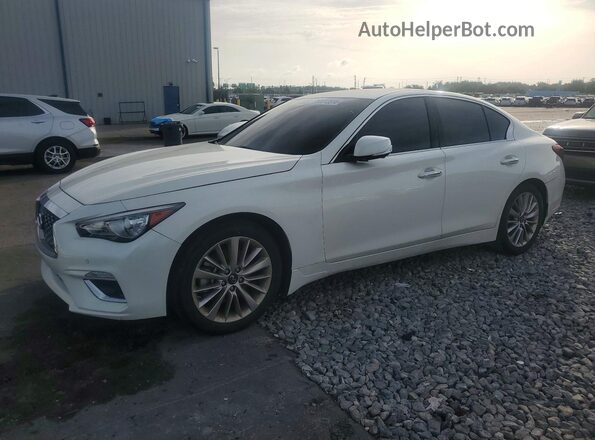 JN1EV7BR7MM753571 2021 INFINITI Q50 White Tył lewy